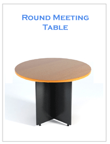 Round Meeting Table | Slantic Dia 1000mm | LIZO Singapore